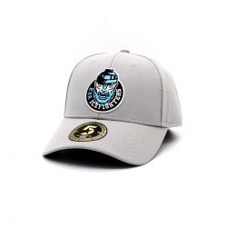Icefighters - ADULT Curved-Cap - Grey - Logo