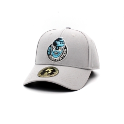 KSW Icefighters - ADULT Curved-Cap - Grey - Logo - 60cm
