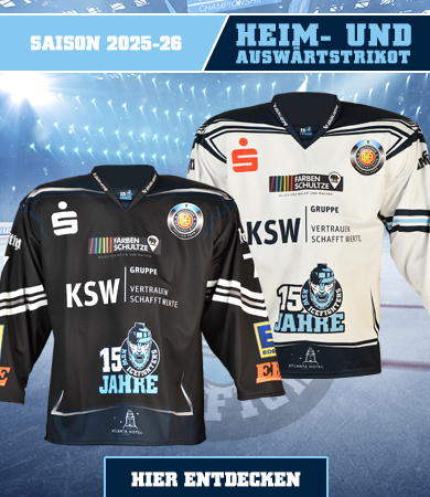 Fantrikots der KSW Icefighters Leipzig Saison 2025-26