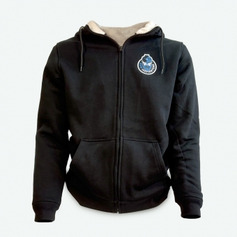 KSW Icefighters - Zip Hoody Winter - Logo - black - Gr: 4XL